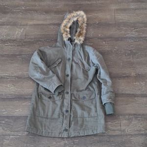 Mid thigh parka